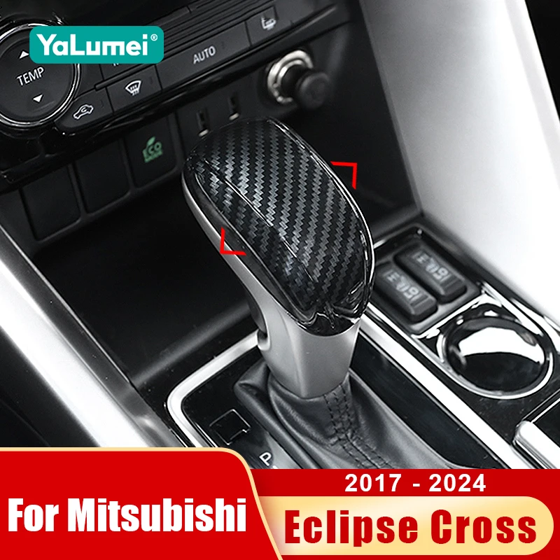 Für Mitsubishi Eclipse Kreuz PHEV 2017 2018 2019 2021 2022 2023 2024 Auto Getriebe Shift Kopf Dekoration Abdeckung Zubehör