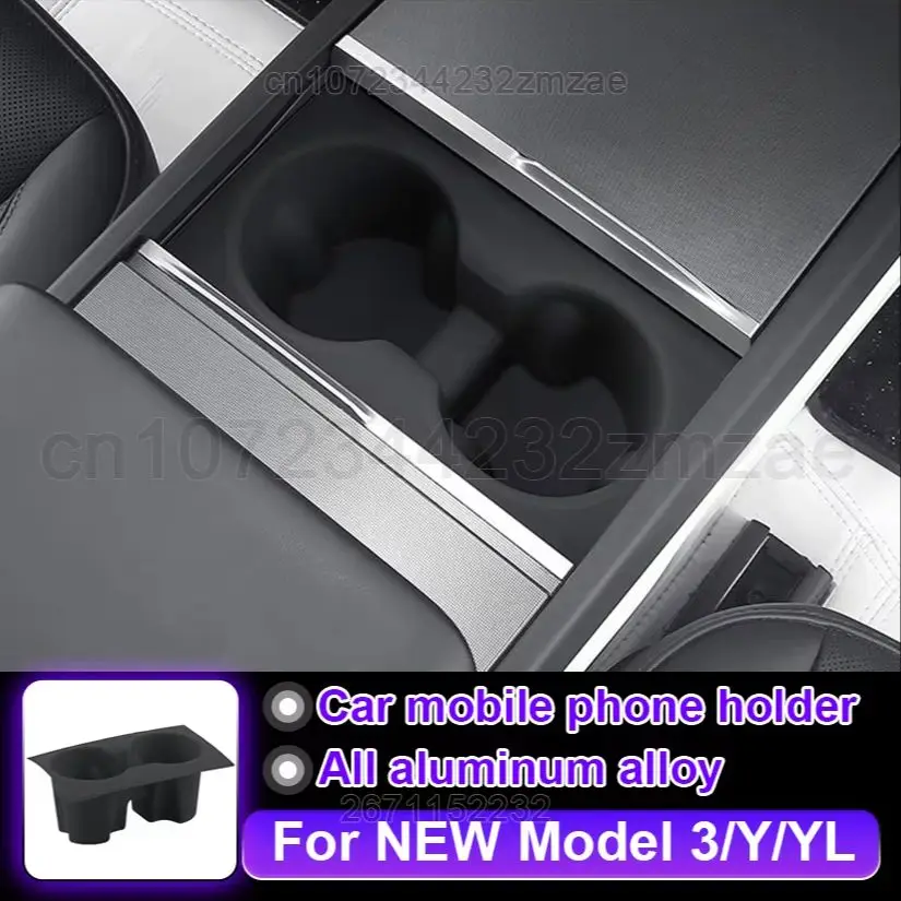 

For Tesla Model Y/3/YL 2024-2026 silicone water cup holder, For MODEL 3 highland storage cup holder,For Model Y Juniper Interior
