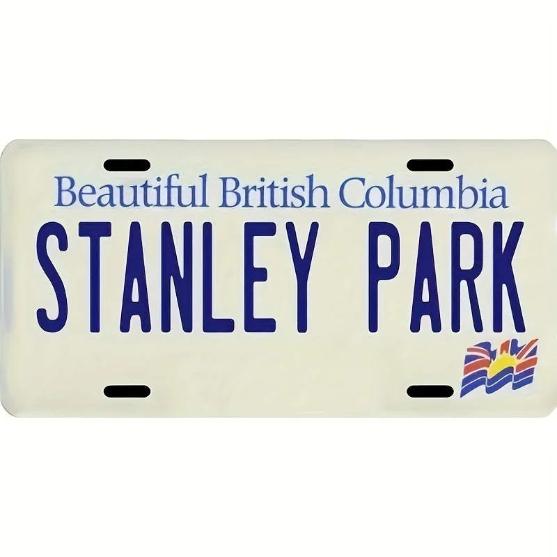Park Vancouver Beautiful British Columbia Canada Aluminum License Plate Aluminum, Vehicle Personalization, Car Accessory