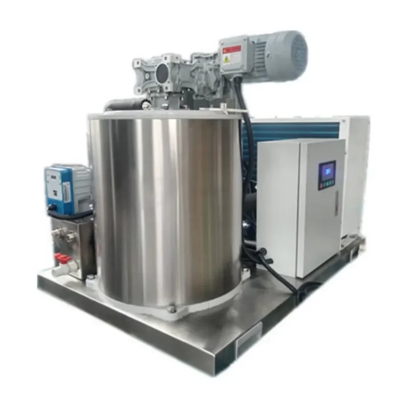 for 500Kg Large Capacity Commercial Ice Machine Industrial Flake Ice Maker 2 Tons Per Day CE Certified