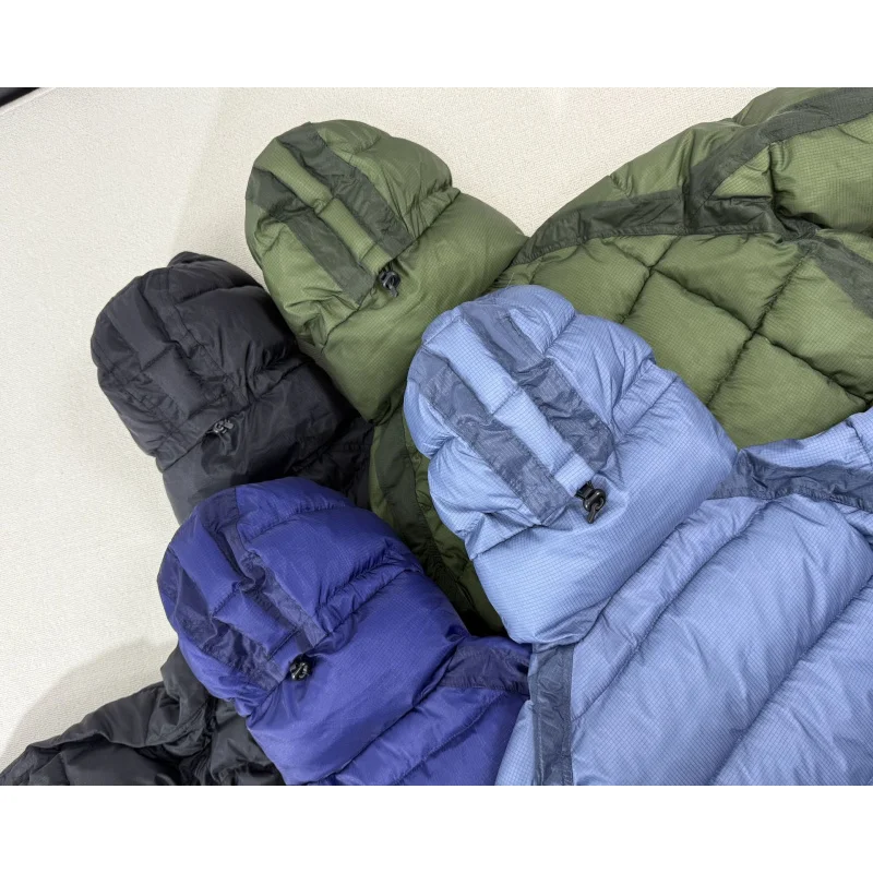 DAVIDSHAO الاتحاد الأوروبي الولايات المتحدة حجم ملابس فاخرة عالية الجودة الخريف الشتاء سميكة الدافئة مقنعين سترة معطف للرجل #5