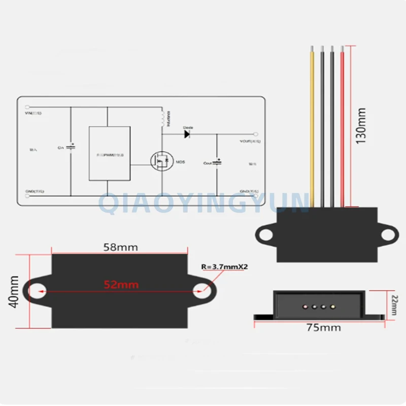 IStep Down Power supply 60V 72V 84V 96V to 5V 12V 24V 2A 3A 5A 8A Isolated DC DC Buck Converter Quality Reliable CE Certificated