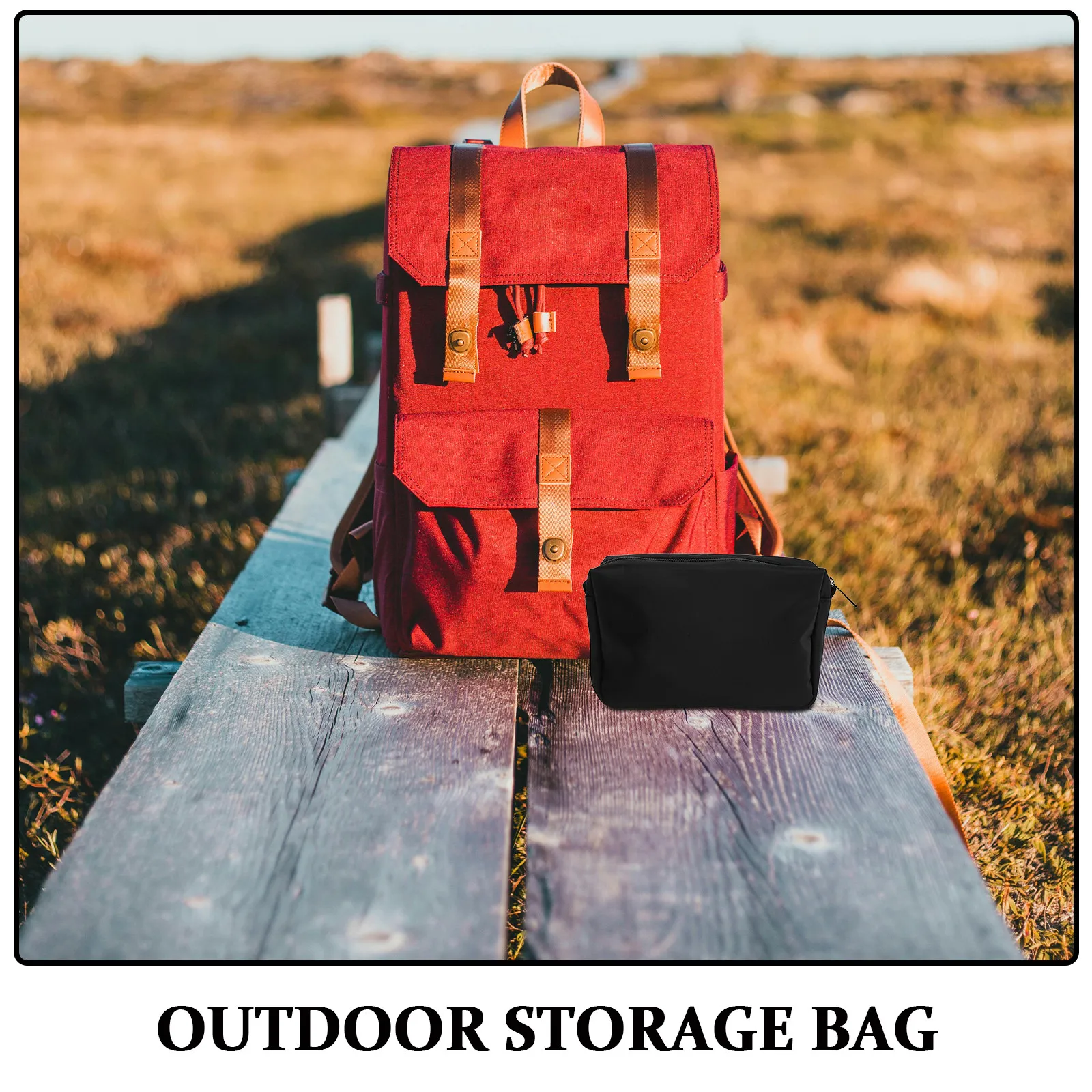 Waterproof Crampon Storage Case Portable Compact Climbing Gear Bag for Hiking Camping Outdoor Adventure Rust Proof Ventilated view 5
