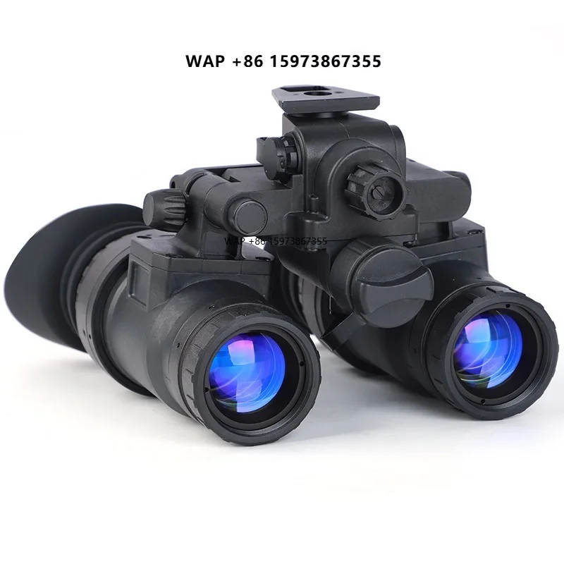 Reversible Helmeted Head-mounted 1X hd Infrared Scope Digital Day Night Vision Binoculars