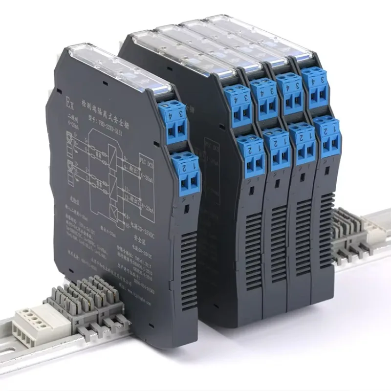 Signal Acquisition 4 20mA to Rs485 Converter Modbus RTU Regulator Intrinsically Isolated Safety Barrier 1 unit per package