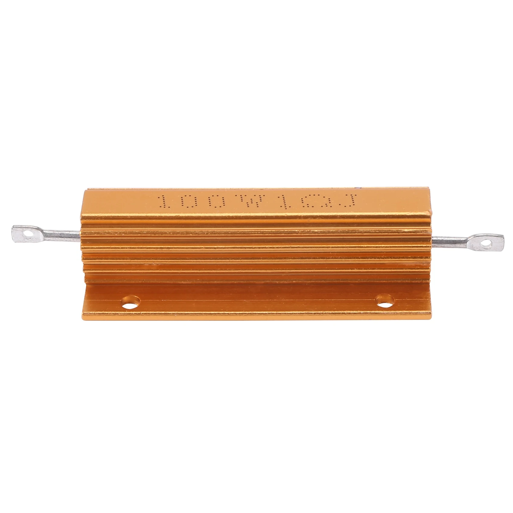 Gold Aluminum Clad Power Resistor Resistance 100W, 1 Ohm 1R