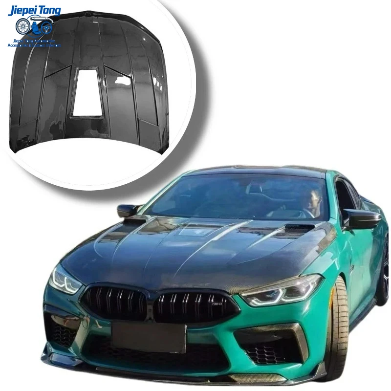 

Высокопрочный прозрачный капот из карбона на заказ для BMW M8