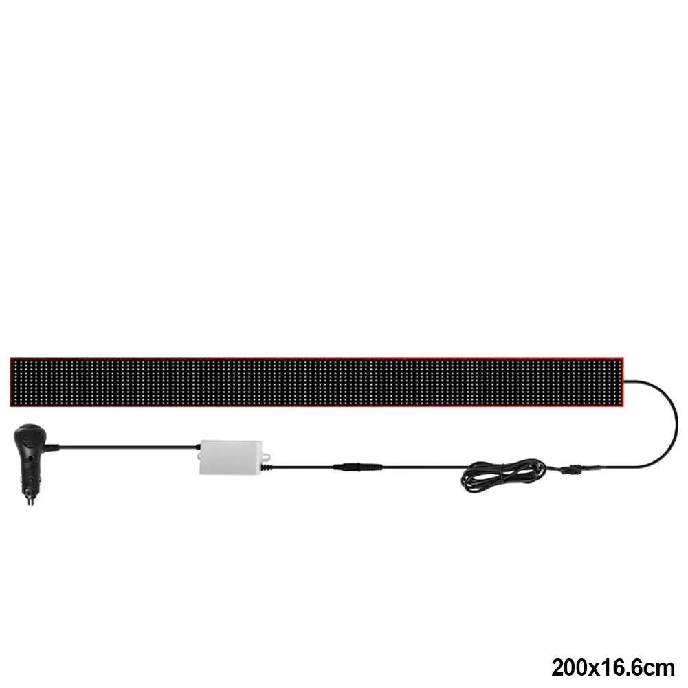 트럭 자동차용 대형 악마 눈 조명 플렉스 LED 눈 디스플레이 리모컨 사인 자동차 창문 대형 160/200cm 트럭 앞 유리