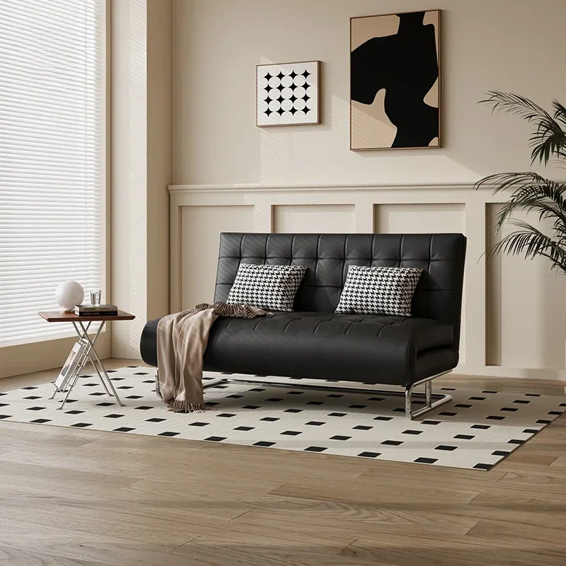 Sofás reclinables modernos para sala de estar, sofá cama nórdico cómodo y eléctrico plegable, muebles para el hogar de diseño Simple y perezoso, El Sofá LLLS