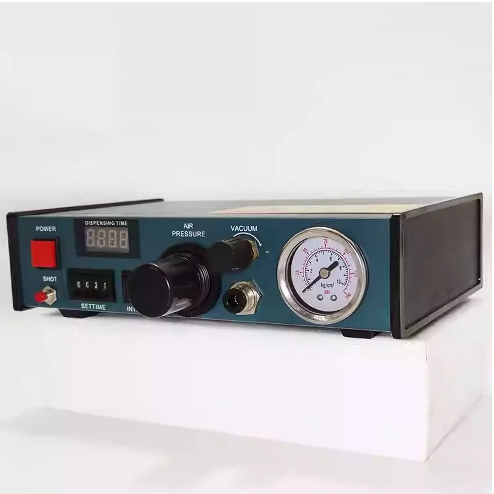 Auto Glue Dispenser Pneumatic Dispensing Controller Flux Solder Paste Liquid Controller Manual Pedal Dispenser