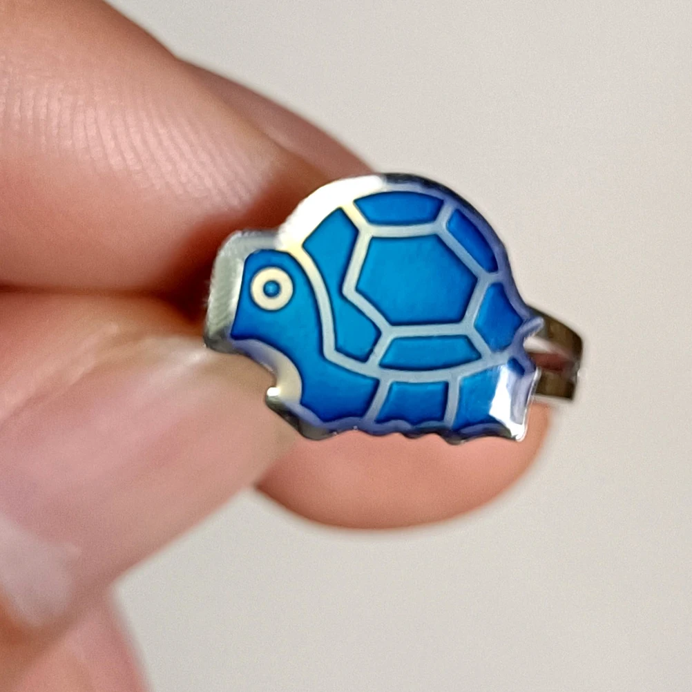 6 قطع من حلقات الحيوانات المتغيرة القابلة للتعديل على شكل حيوانات كرتونية لمحبي الأطفال، خاتم إصبع كرتوني، هدايا الحفلات #2