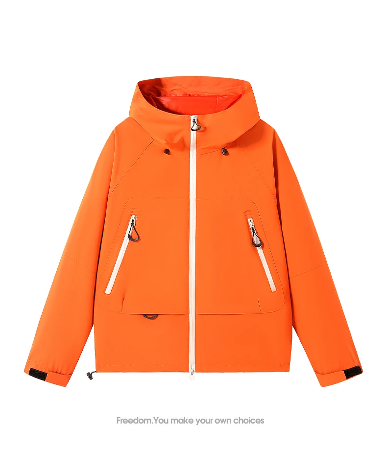 CHRLCK Wasserdichte Wanderjacken für Herren, Frühling/Herbst, winddichte Camping-Windjacke, Damen-Angel-, Trekking- und Laufjacke, Unisex – Detail 15