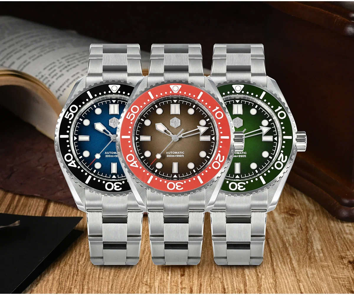 Stainless steel watch male personality diving watch automatic mechanical watch