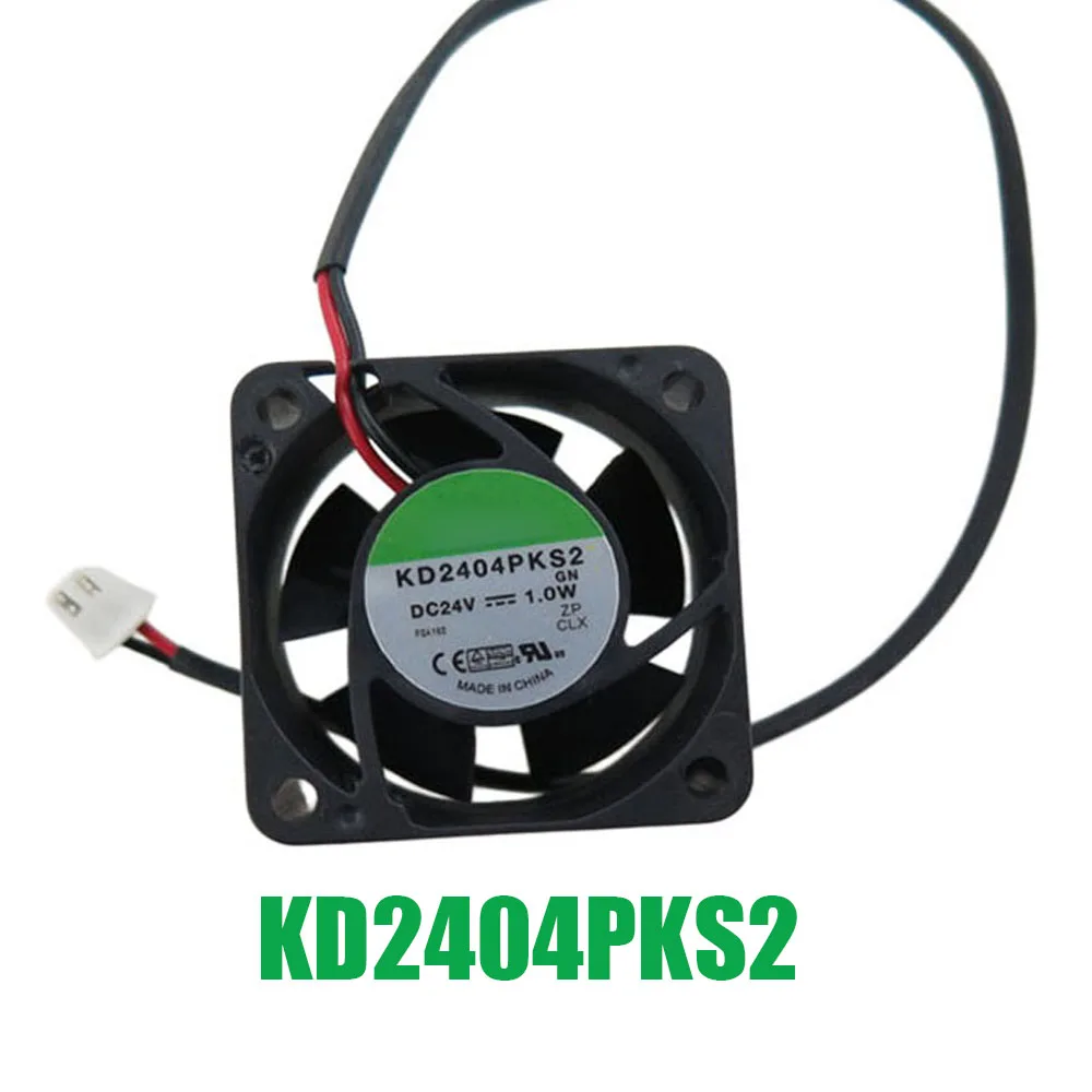 For SUNON KD2404PKS2 GN DC24V 1.0W 2PIN 2Lines Cooling Fan