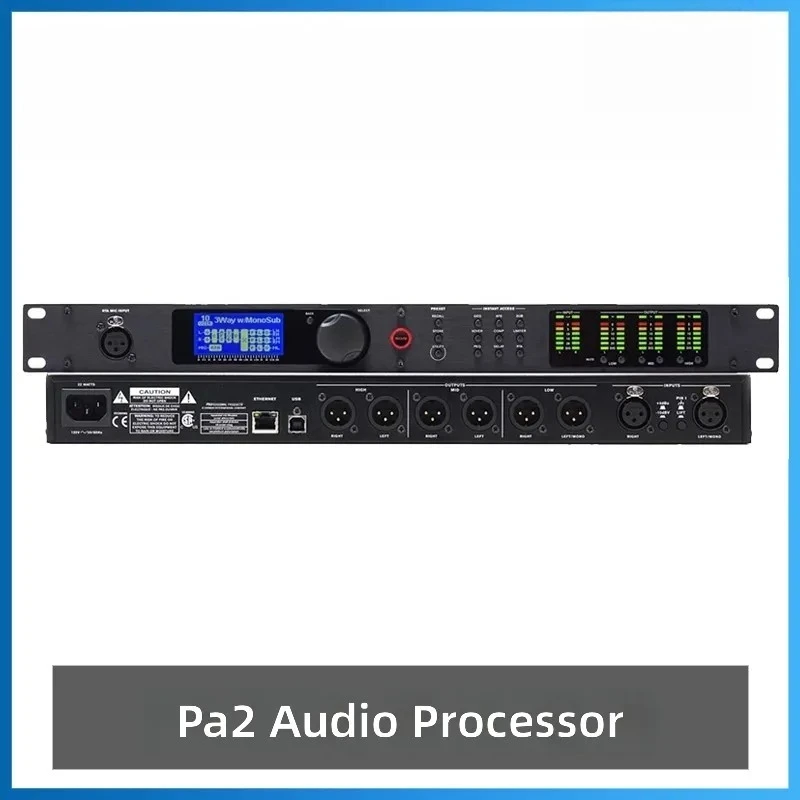for PA2 Audio Digital Processor KTV Stage Effects Speaker Management System Reverb Effects