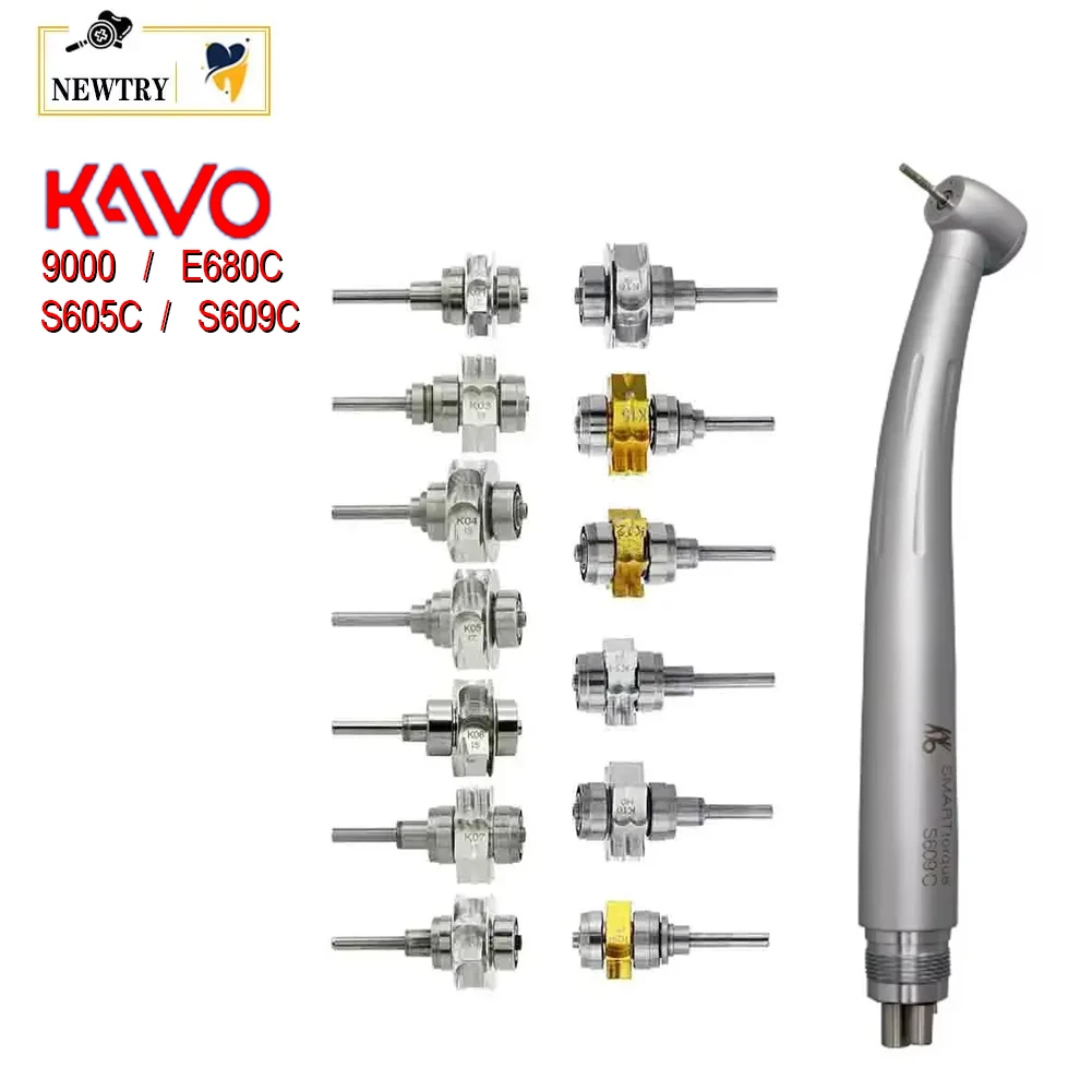 

KAVO High Speed Dental Cartridge Rotor KAVO 9000/605C Air Turbine Dentistry Handpiece Ceramic Rotor Standard Head Bearing Parts