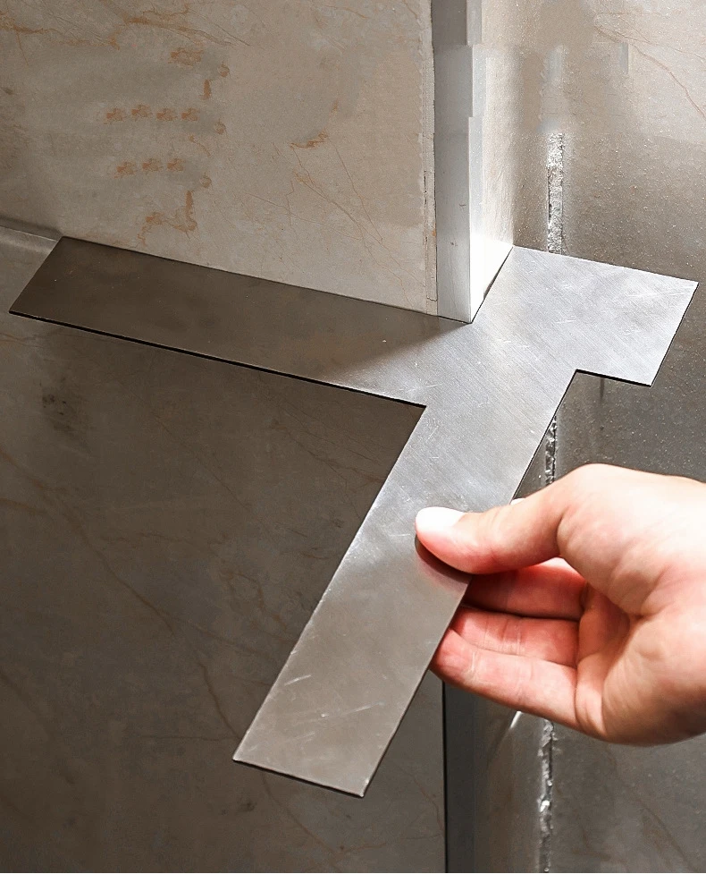 Stainless Steel Corner Trowel Drywall Corner Shaping Tool Putty Scraper Cement Finishing Construction Tool Putty Spatula