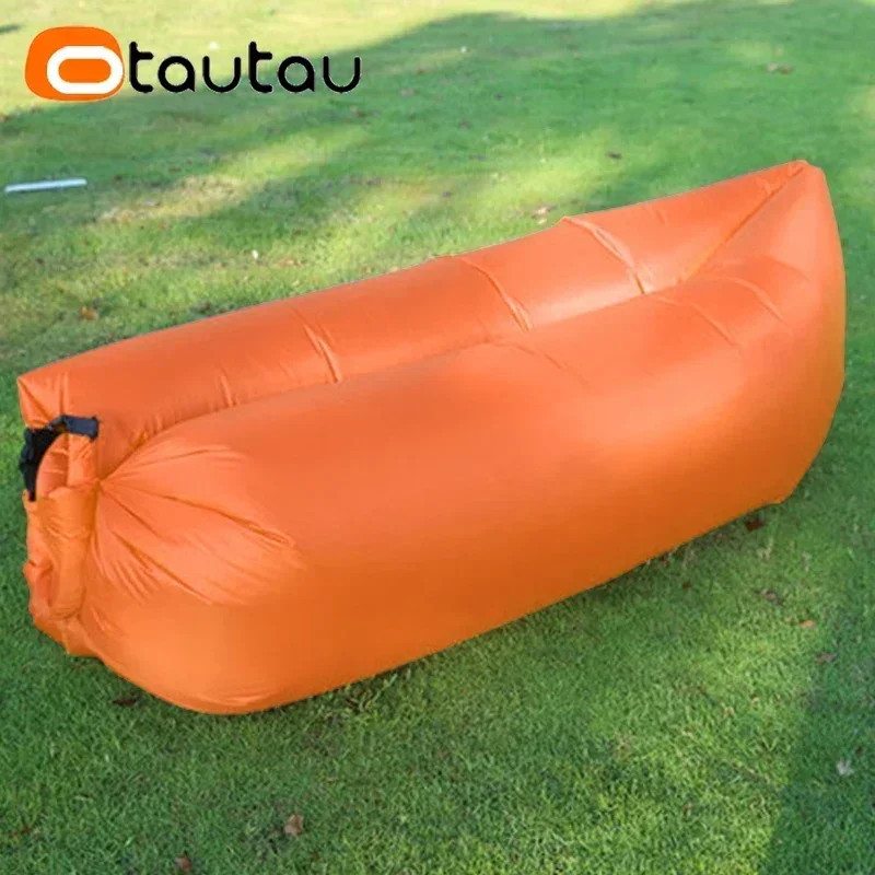 OTAUTAU Ultra Light Pillow Style Lazy Sofa Inflatable Sofa Portable Foldable Sleeping Bag Bed SF284