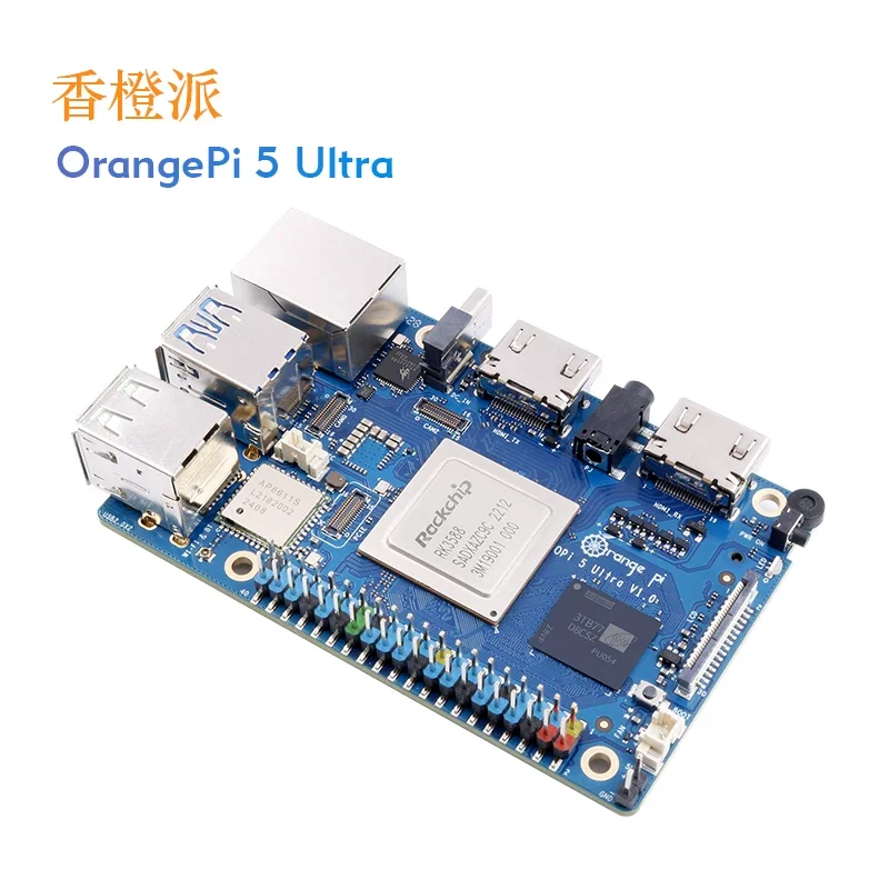 Orange Pi 5 Ultra 8GB/16GB LPDDR5 Ram RK3588 Rockchip Single Board  OPi5 Ultra WIFI 6E+BT5.3 With M.2 HDMI In Port