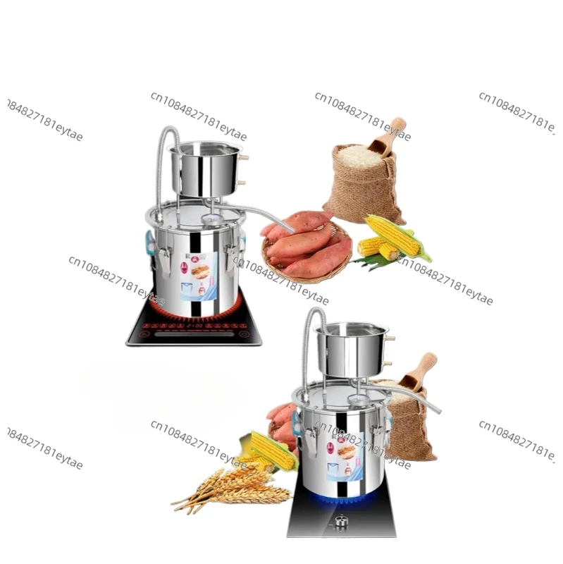 

DIY 20-liter distiller, 304 stainless steel, alcohol, alcohol manufacturing, wine oil, baking equipment