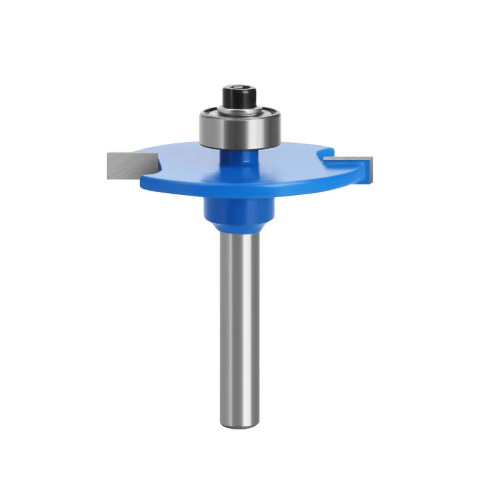 Router Bit Milling Cutter Shank Solid Wood Steel T-Sloting Woodworking Workshop 1pc 6.35mm Biscuit Board Corner