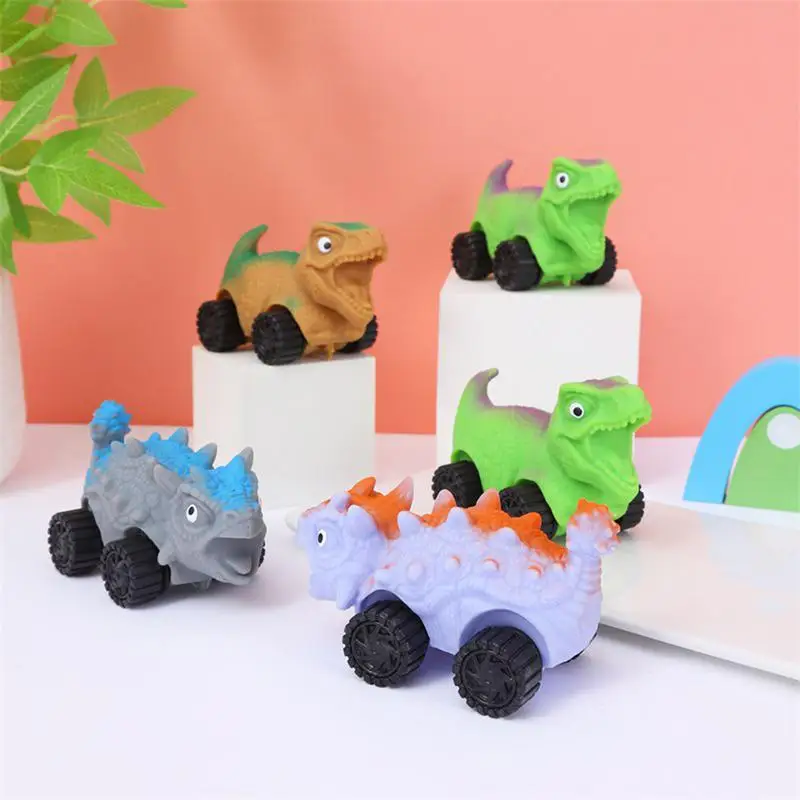 Juguete para apretar divertido dinosaurio coche pellizco juguete parachoques coche juguetes lento rebote sensorial Fidget alivio del estrés pellizco juguetes herramientas para apretar