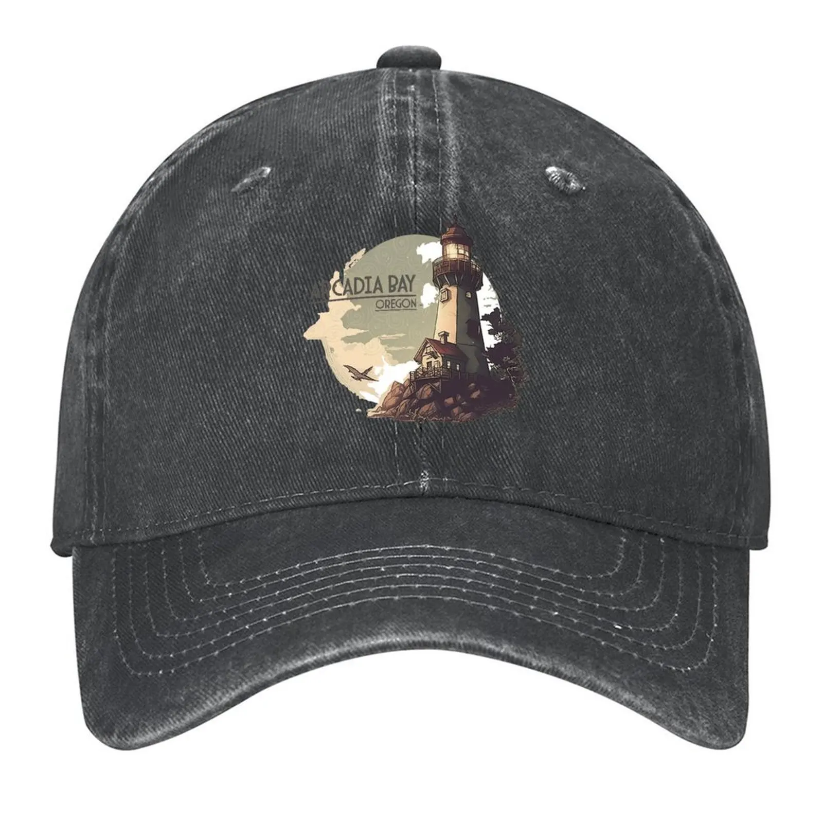 Arcadia Bay Oregon Baseball Cap Big Size Hat western Hat Funny hats Sun Hat For Children Women Beach Fashion Men's