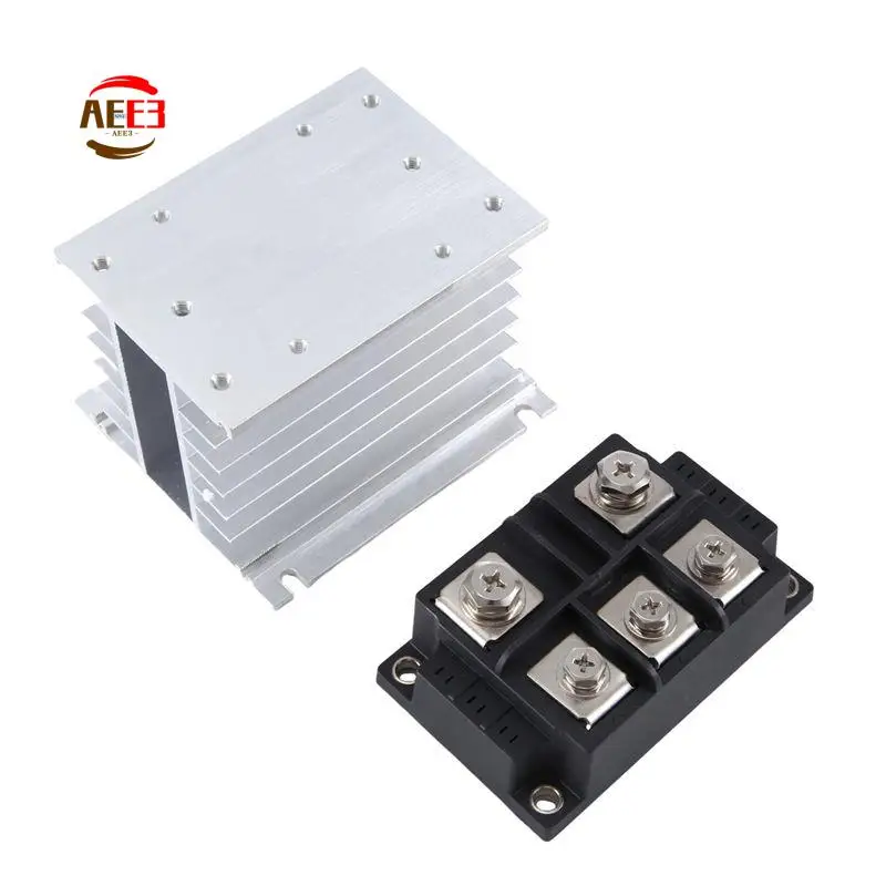 AEE3-1 PCS MDS300-18 3-Phase Diode Bridge Rectifier Plastic+Metal As Shown 1800V Bridge Rectifier Module IGBT MDS300A1800V MDS30
