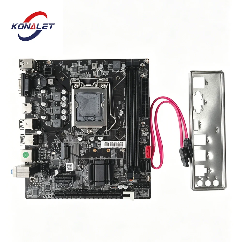 KONALET B75 Motherboard LGA1155 DDR3 Mainboard Support M.2 SSD Intel Core i3 i5 i7 2nd 3rd Gen CPU Desktop Board VGA HDMI