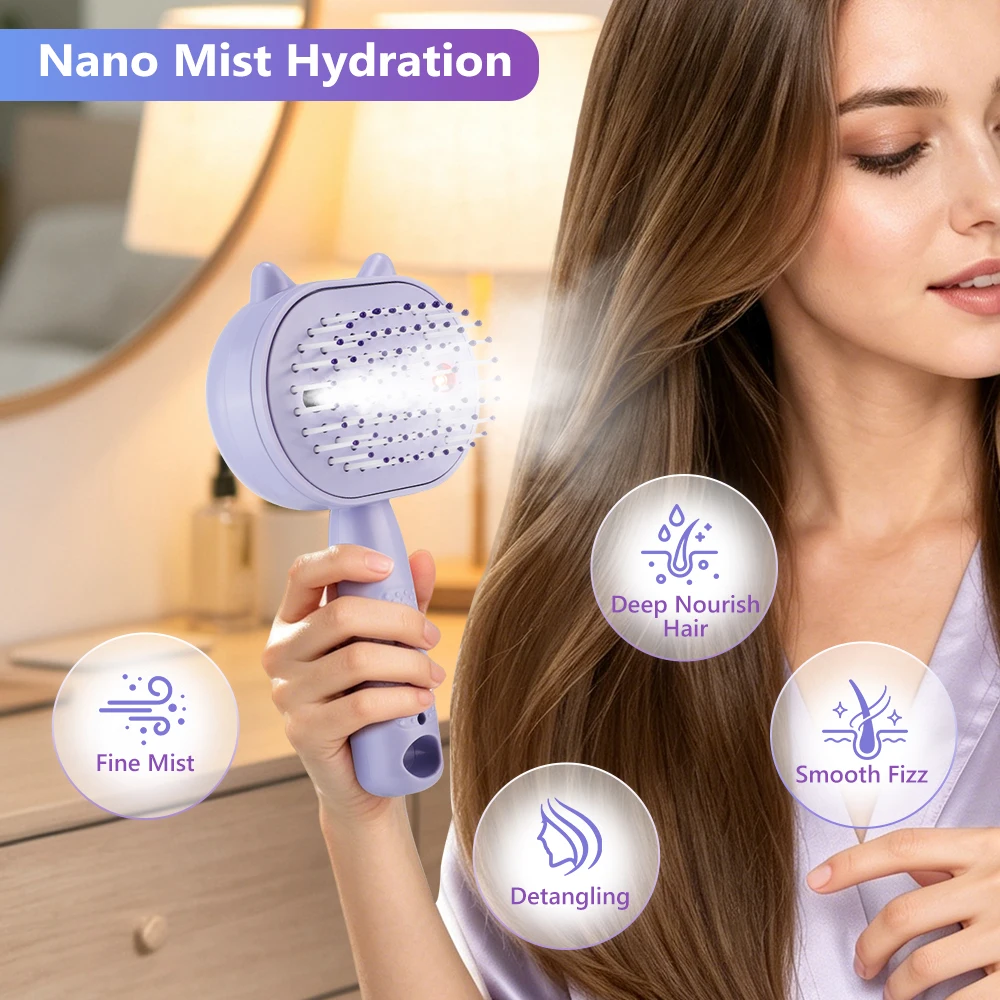 Escova Pulverizadora com Luz L - Hair Care Spray avaliação e preço