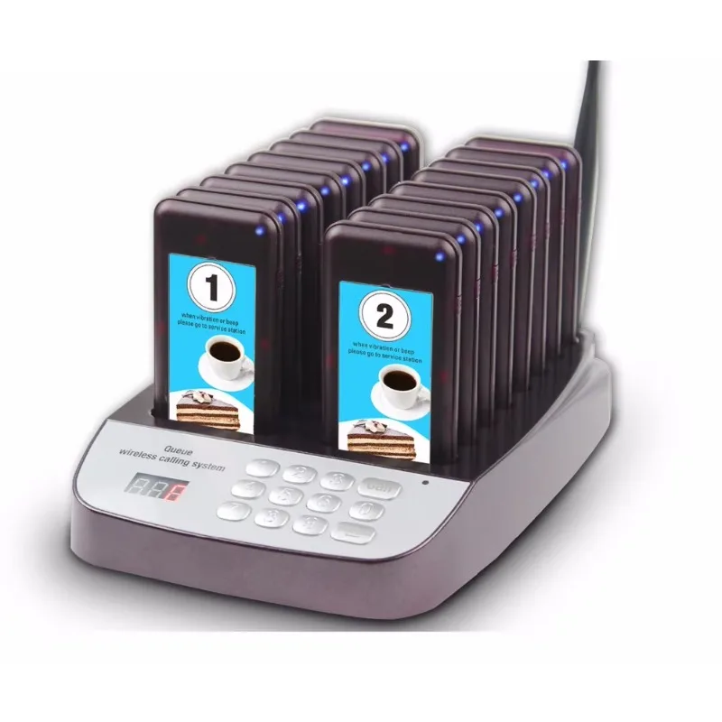 Queues Waiting System Wireless Restaurant Coaster Pager