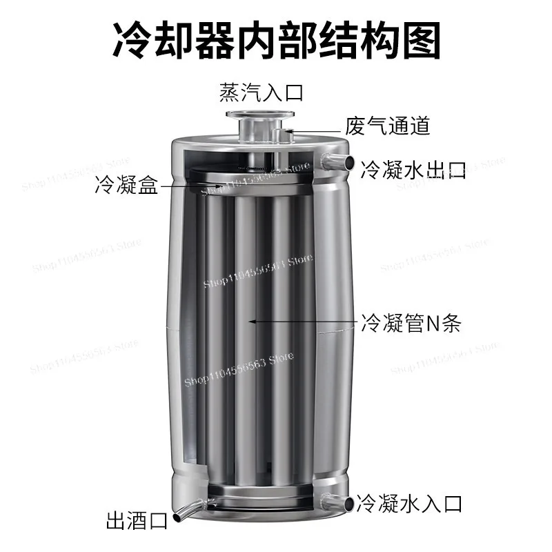 Household New Type Self-Made Distillation Fermentation Fully Automatic Integrated Brewing Equipment