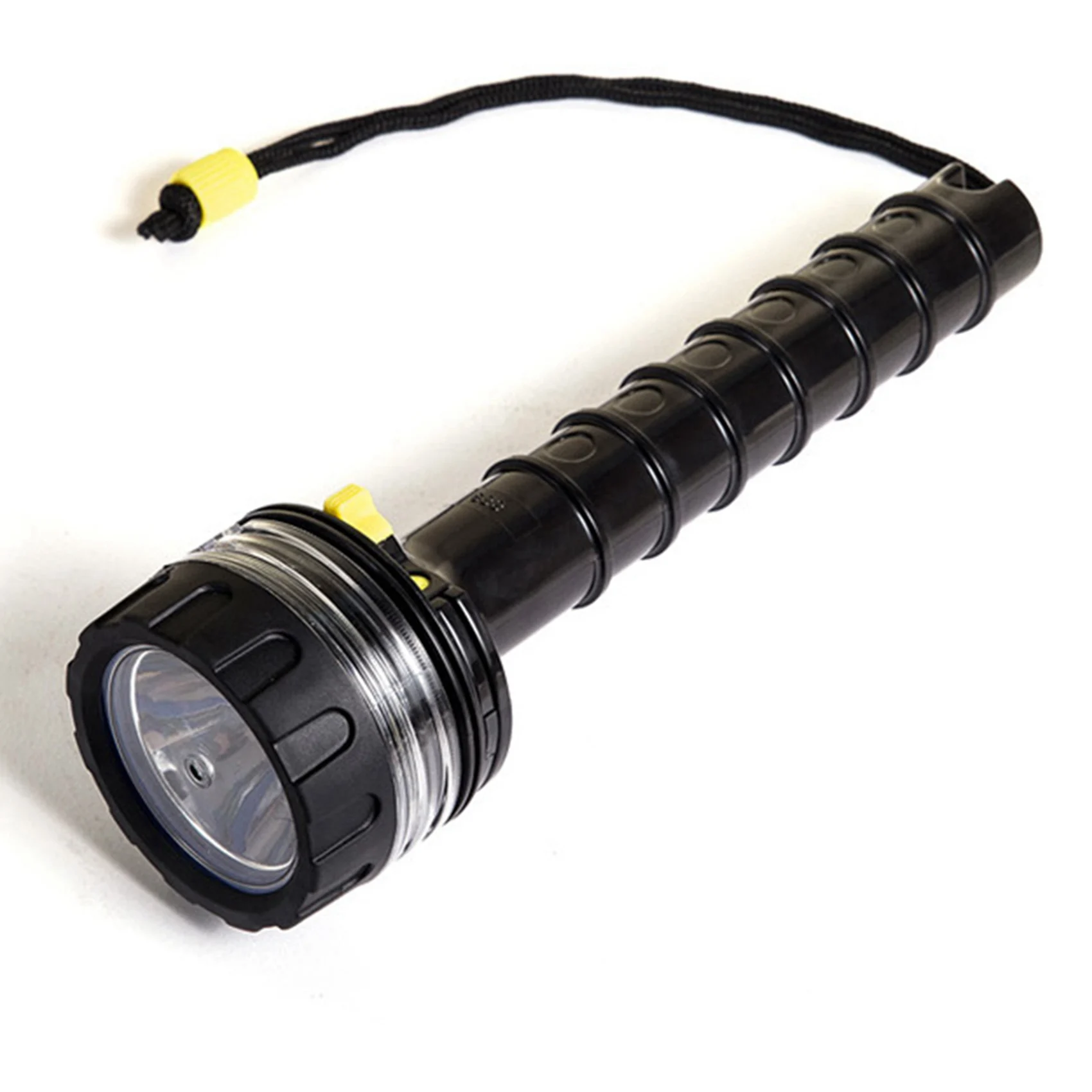 AB33-2X Scuba Deep Diving Light Professional Powerful Flashlight Underwater Waterproof LED Diver Light,Black
