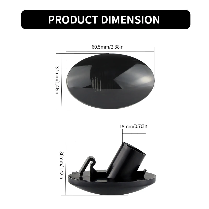Fotografia 3: Capas para Luzes de Sinalização Lateral 2PCS para Opel Combo Mk2 Corsa C Meriva Vauxhall Meriva Mk1