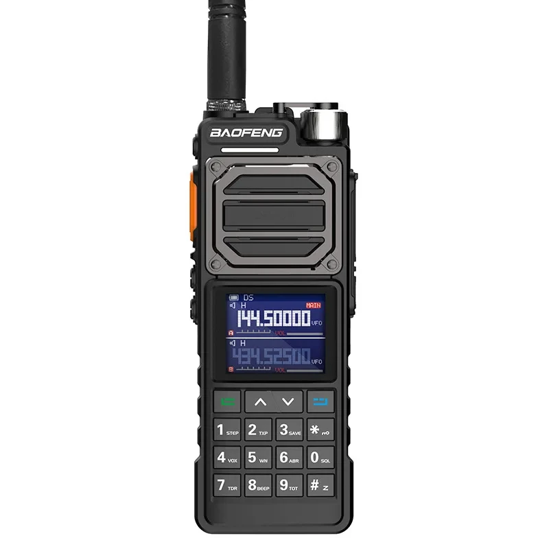 BAOFENG Walkie Talkie UV-25L, Radio portabel dua arah daya 10W 50KM jarak jauh kapasitas tinggi 999CH BF-UV25L