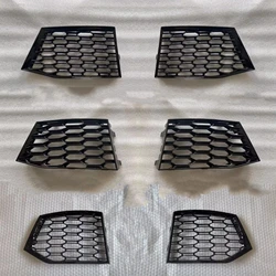 Front Bumper Fog Lamp Frame for Audi A3 RS3 2017-2020 Body Kit Fog Lamp Grille Car Accessories