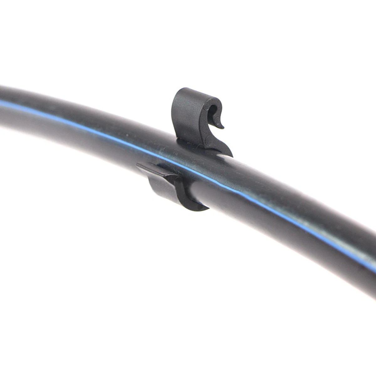 

50pcs Pipe Clamp Buckle For Garden Irrigation System Drip Tube Fastener 16Mm Black Plastic Waterproof Lightweight Galvanized