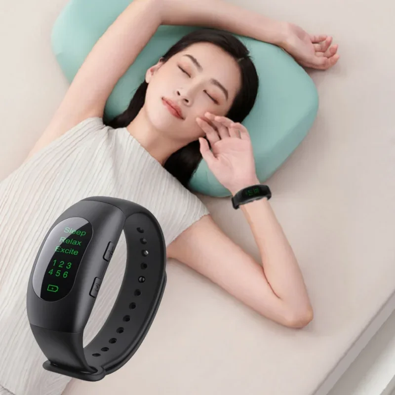 Micro-current Intelligent Sleep Aid Stress Reduction Sleeping Apparatus Wearable Therapy Watch Sleeping Device Improve Anxiety