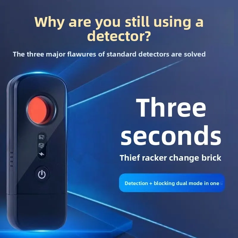 Portable Hidden Camera Detector Anti‑Spy Scanner Device For Hotel Travel Privacy Security Detection