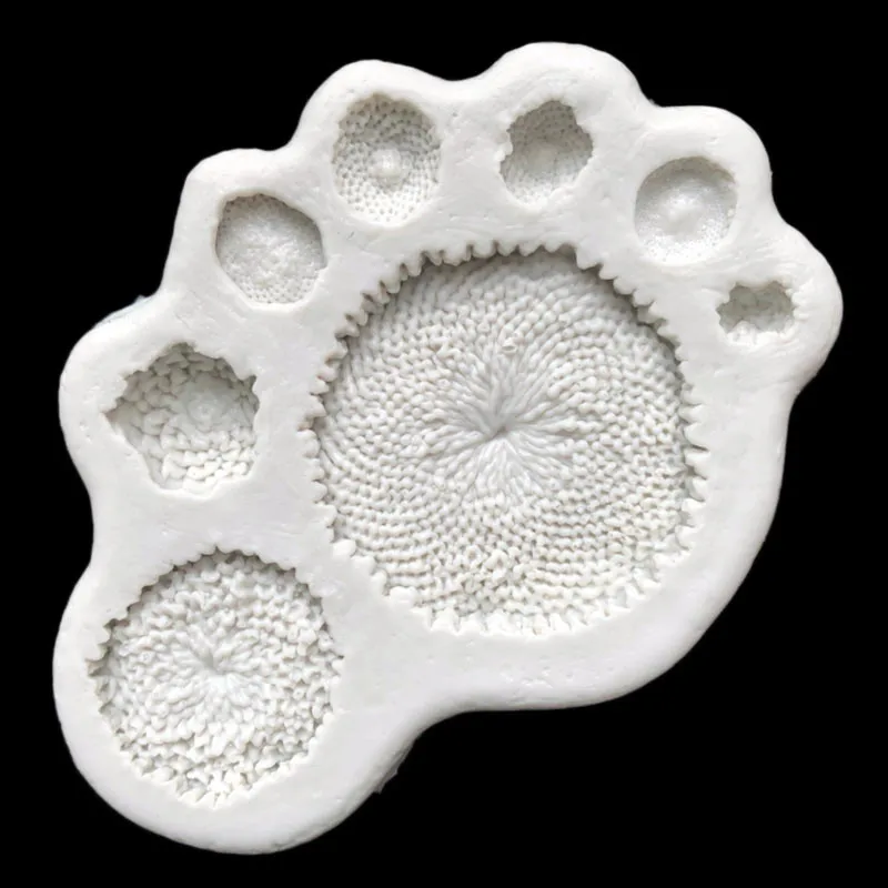 Flower Core Leaves Fondant Sunflower Cake Decoration Silicone Mold Chocolate Bud Accessories Mould 17-360