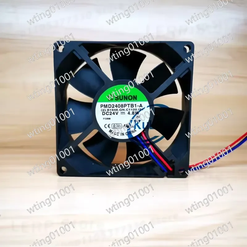 for PMD2408PTB1-A 24V 5.0W 4.8W 80mm High Speed Airflow Blower Replacement for Server PC Inverter Heat Dissipation Best