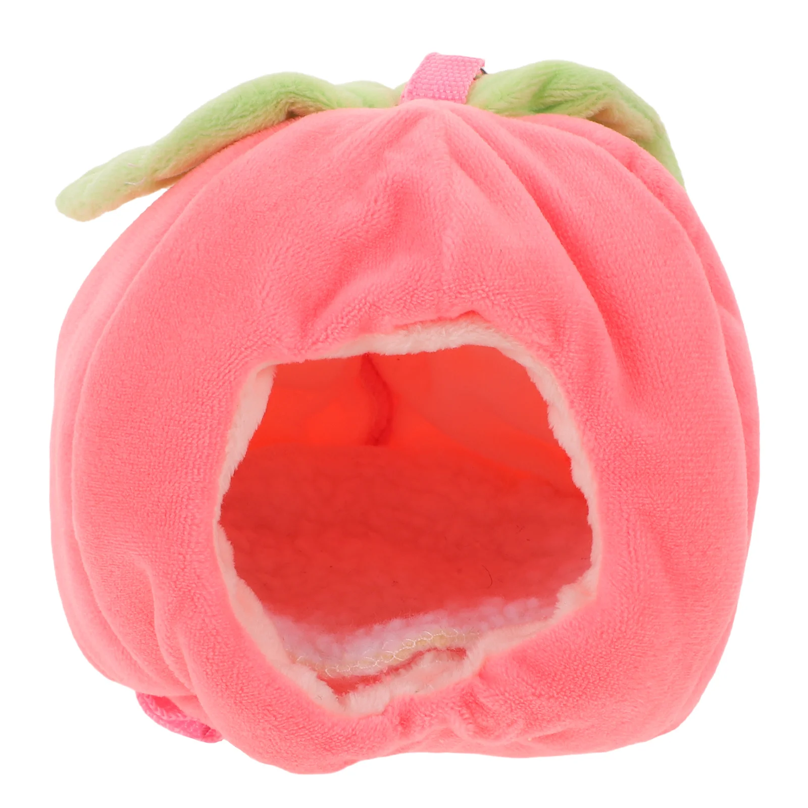 

Pet Warm Mini House: Adorable Fruit Design Small Animal Nest - Warm Cozy Hamster Hideaway Bed for Mice Rats Cage Accessories