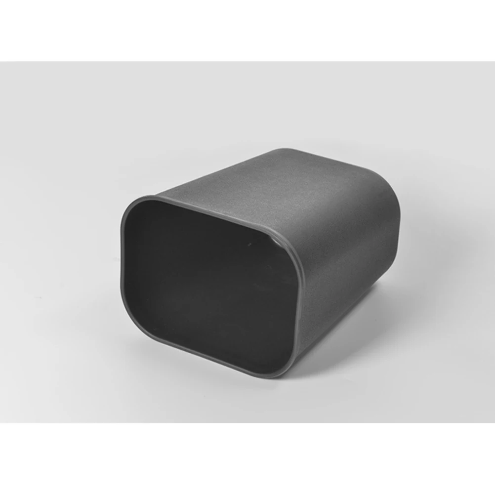 

2pcs Japanese Style Mini Trash Can 14L Black Simple Square Waste Bin Garbage Can For Bedroom Kitchen Living Room Storage