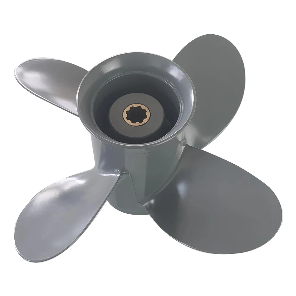 9.25''x10'' 8-20 HP 4 Blades Aluminum Marine Outboard Propeller For Hon Outboard Engine