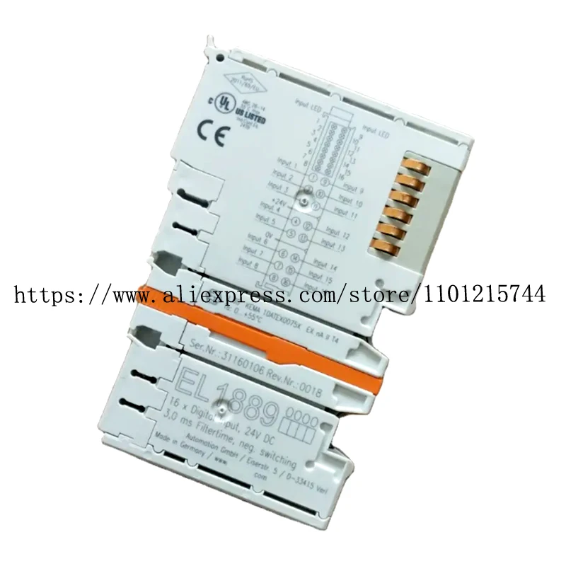 وحدة تحكم PLC الأصلية ، ضمان لمدة سنة واحدة ، EL3064 ، EL1889 ، EL2889 ، EL1859 ، EL6001 ، EL6601 ، EL9410 ، جديد