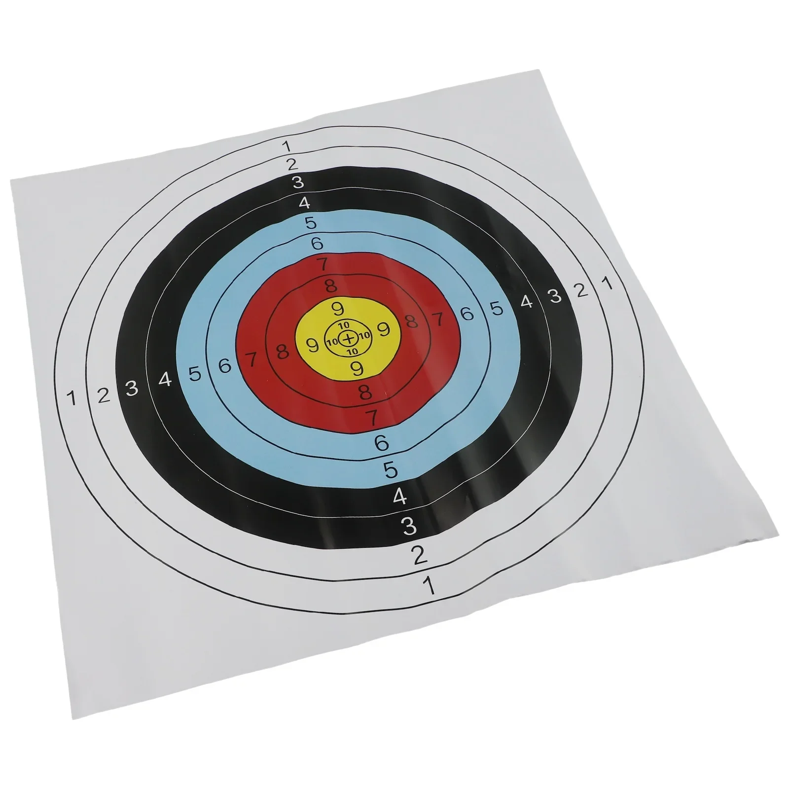 Outdoor Sports With For Indoors Or Outdoors Sports Adhesive Lens 10Pcs Archery Target Paper Face 40x40cm For Arrow Bow Practice