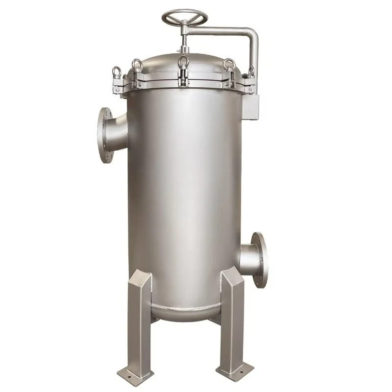 Large Flow  0.1 Micron Pleated Cartridges Filter Stainless Steel 304 Cartridge Filter Housing