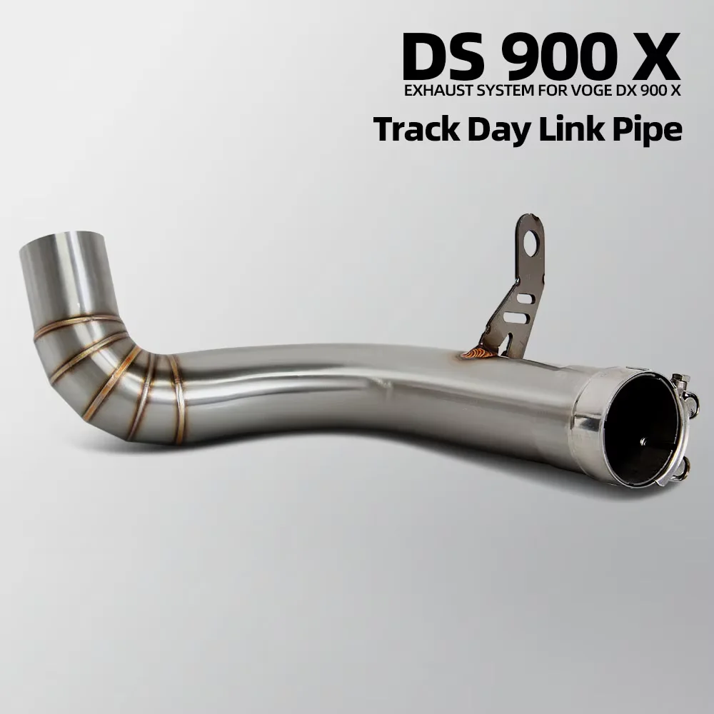 

For VOGE DSX900 900DS DS900X 2024 25 Motorcycle Exhaust Modify Stainless Adapter Middle Pipe Compatible Original Escape Muffler