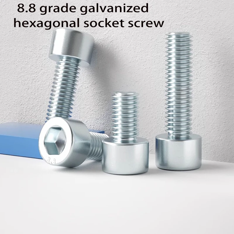 

Hexagonal socket head screw nut kit M8- M10 galvanized durable 8.8 grade carbon steel hexagonal bolt