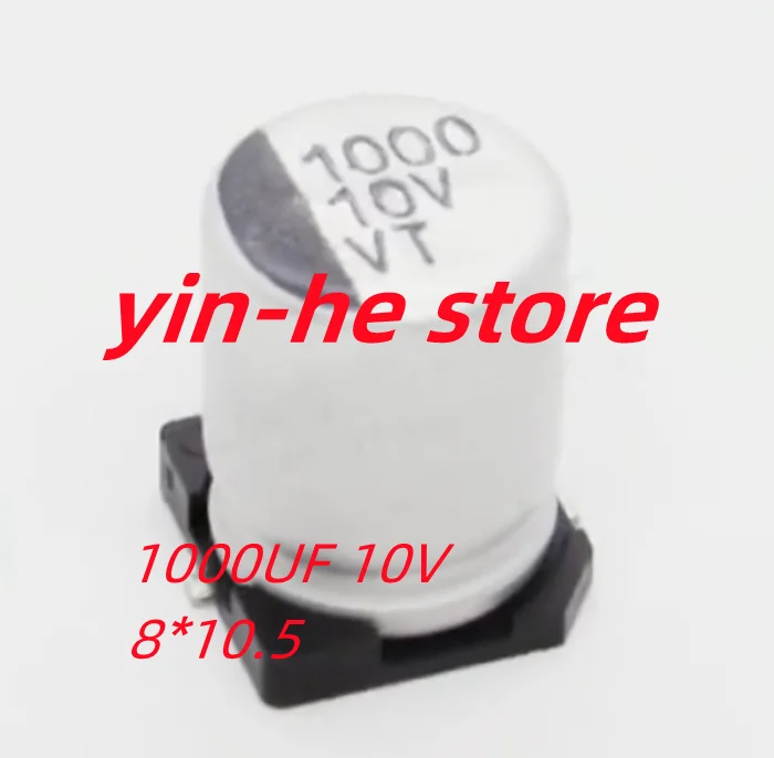20PCS 1000UF 6.3V 10V 16V 25V SMD 알루미늄 전해 커패시터 10V1000UF 16V1000UF 25V1000UF 8*10.5 10*10.5 12.5*13